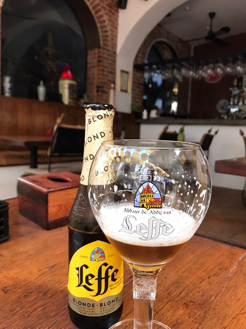 A cold Leffe
