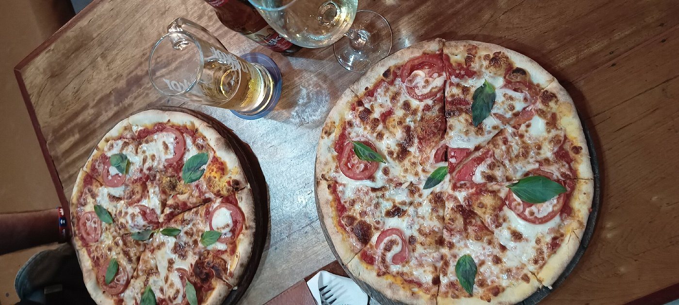 Wood-fired pizzas